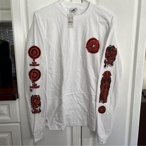 Santa Cruz Rob Evolution Roskopp Long Sleeve T-Shirt NWT Mens Medium Plus Gift